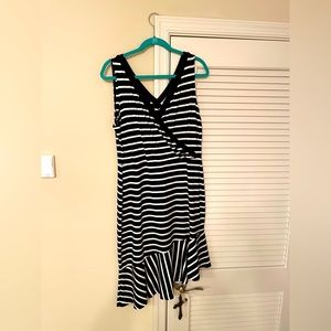 Black and White Stripped Dress